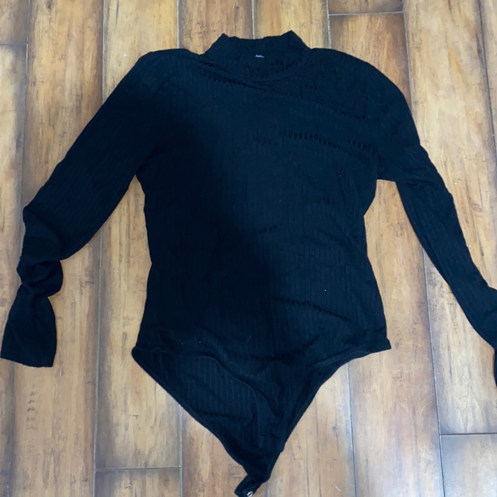 High neck body suit